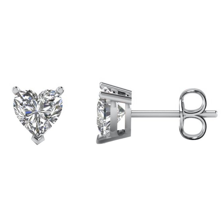 Cubic zirconia stud earrings-czjewelry9